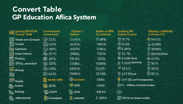 How do I convert my grades to GPA in South Africa?