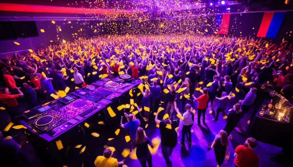 party scene at ECU