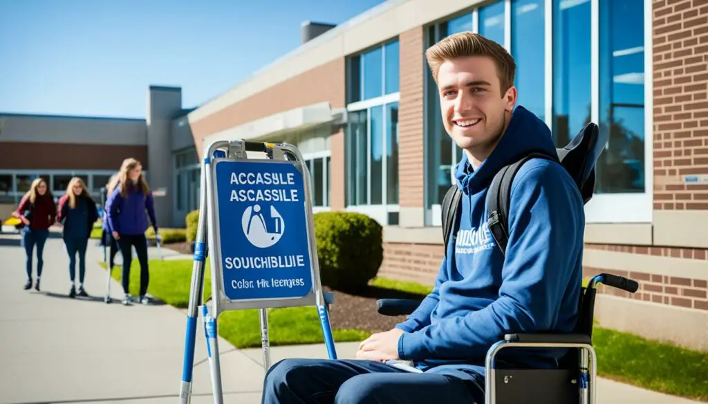 school accommodations for sprained ankle