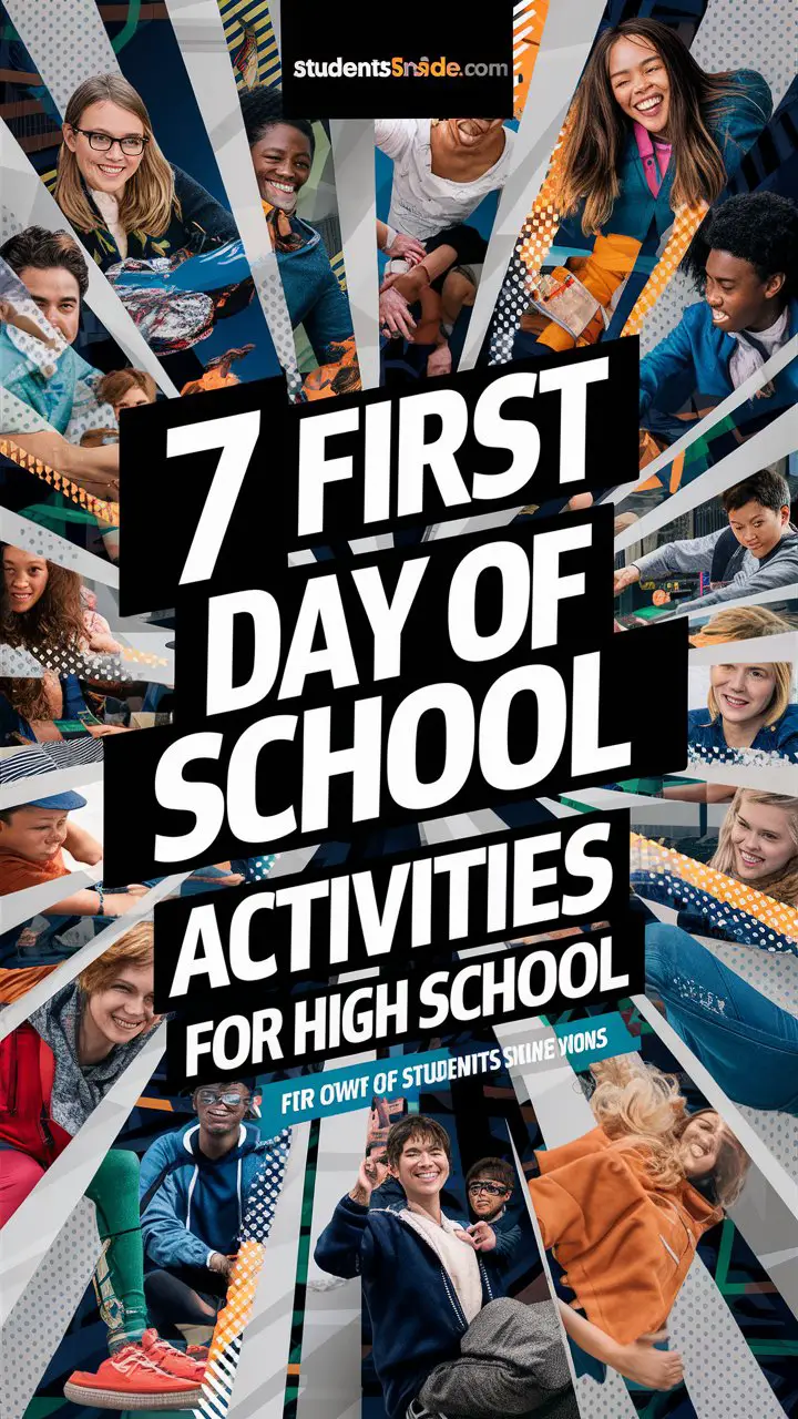 7 First Day of School Activities for High School